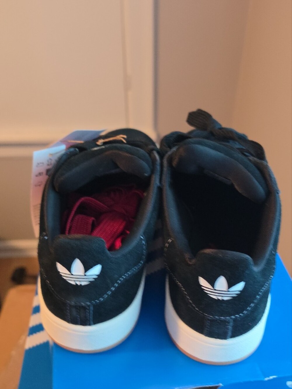 adidas Campus 00s Originals Core Black Victory Red Men 8 Women 9 - Picture 5 of 7